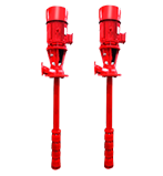 Вертикальный  пожарный  насос  с  длинным  валом для  скважин  серии  XBD-GJ-HRZL